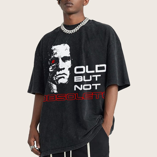 Old But Not Obsolete Vintage Distressed T-shirt