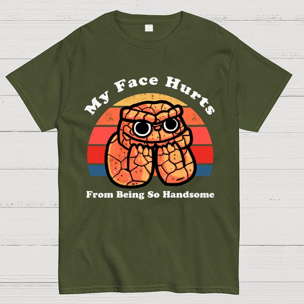 My Face Hurts Geek T-Shirt