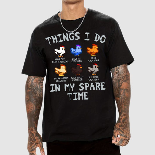 Things I Do In My Spare Time Funny Geek T-Shirt