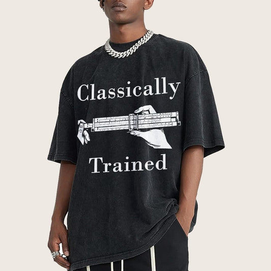 Slide Rule Classically Trained Vintage Distressed T-shirt