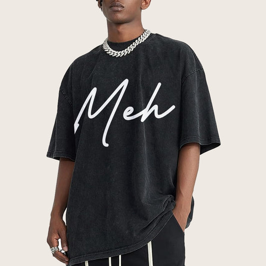 Meh Vintage Distressed T-shirt