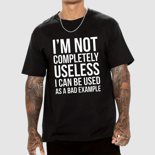 I'm Not Completely Useless Art Print Geek T-Shirt
