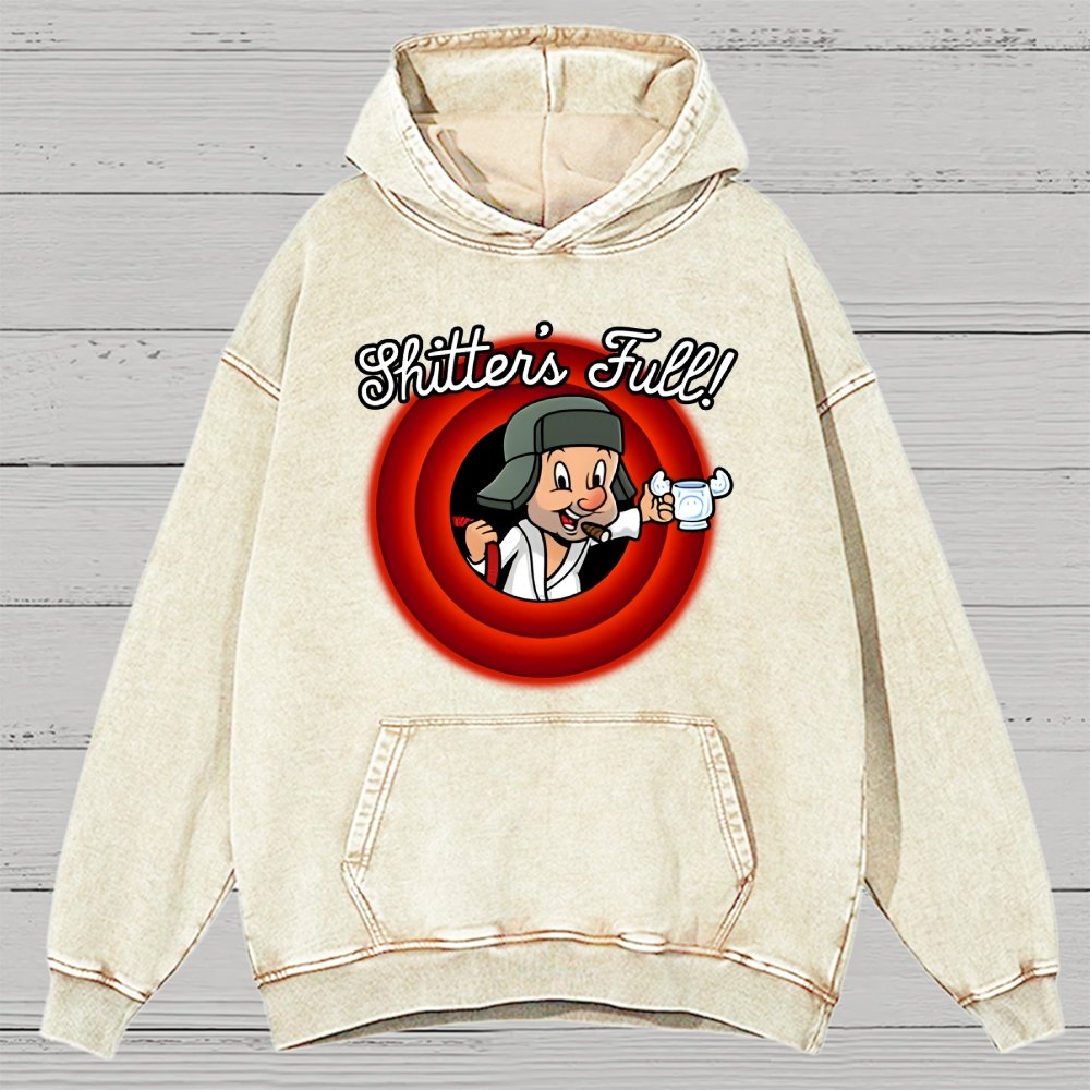 Shitter's Full Vintage Distressed Hoodie