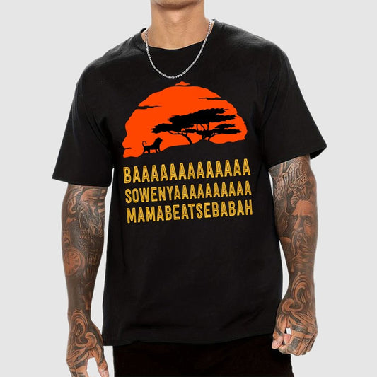 Baaa Sownyaaa Mamabeatsebabah Unisex Geek T-Shirt