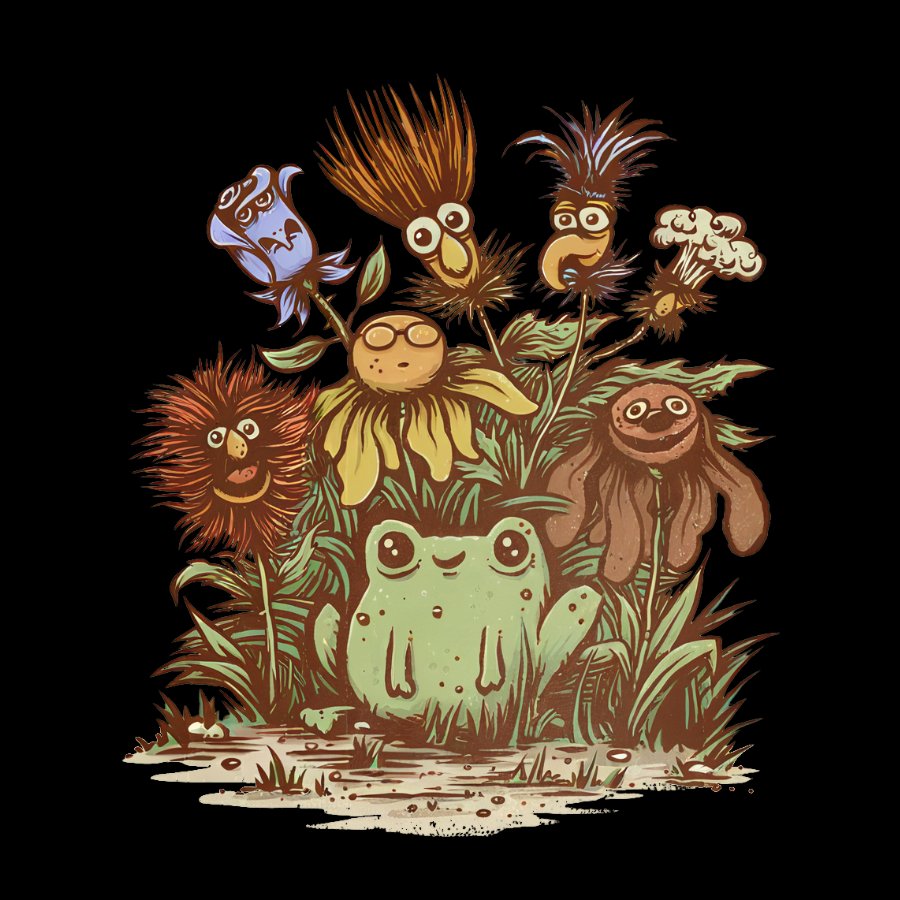 April Showers Bring Strange Flowers Nerdy T-Shirt