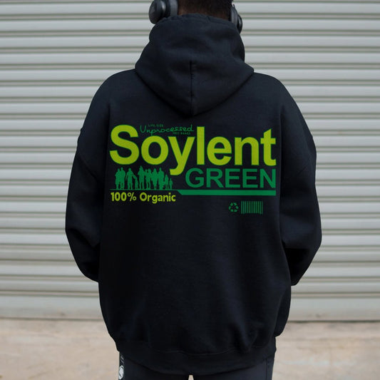 Soylent Green Printed Back Cotton Hoodie