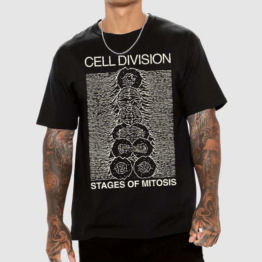 Cell Division- Stages Of Mitosis Geek T-Shirt
