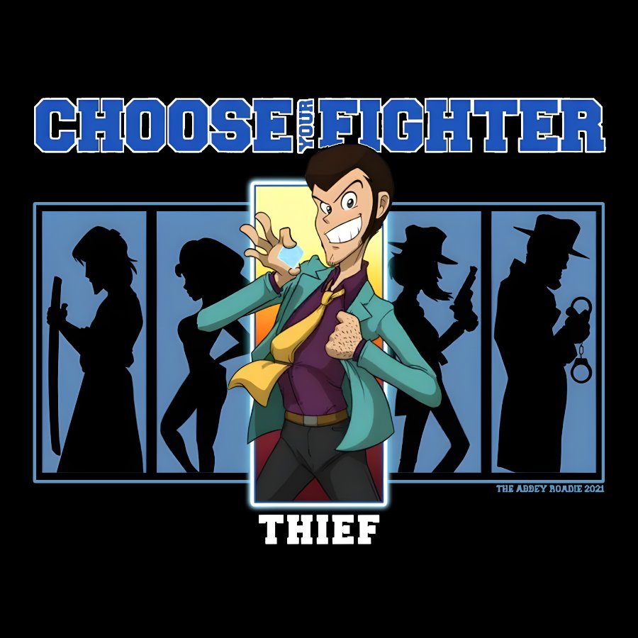 Choose Your Fighter Thief Geek T-Shirt