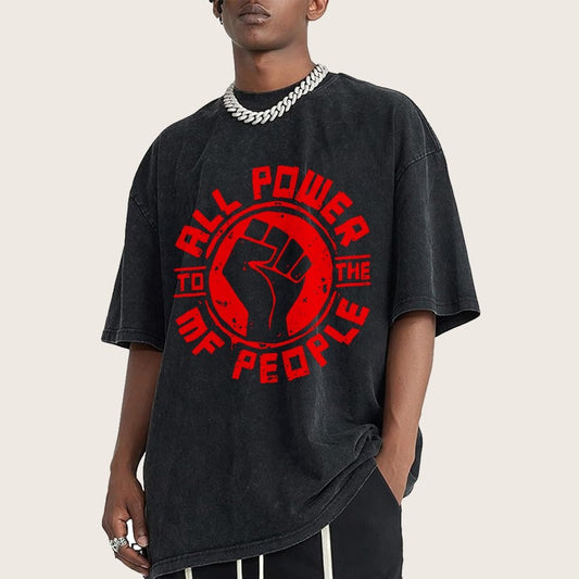 All Power Vintage Distressed T-shirt