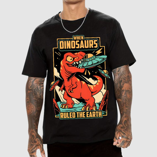 When Dinosaurs Ruled The Earth Geek T-Shirt