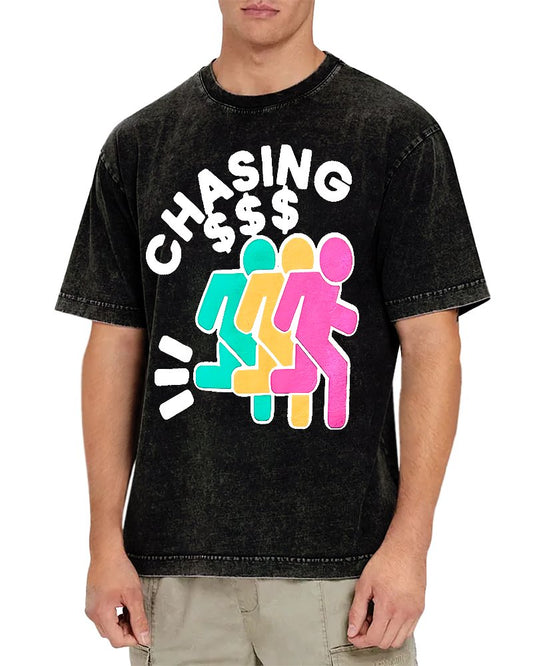 Chasing Money Sarcasm Vintage Distressed T-shirt
