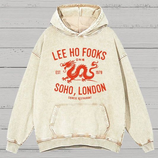 Lee Ho Fooks Vintage Distressed Hoodie