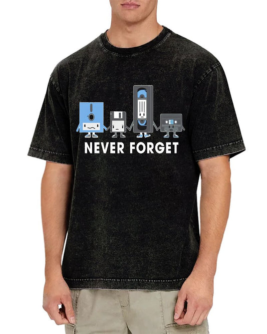 Never Forget Vintage Distressed T-shirt
