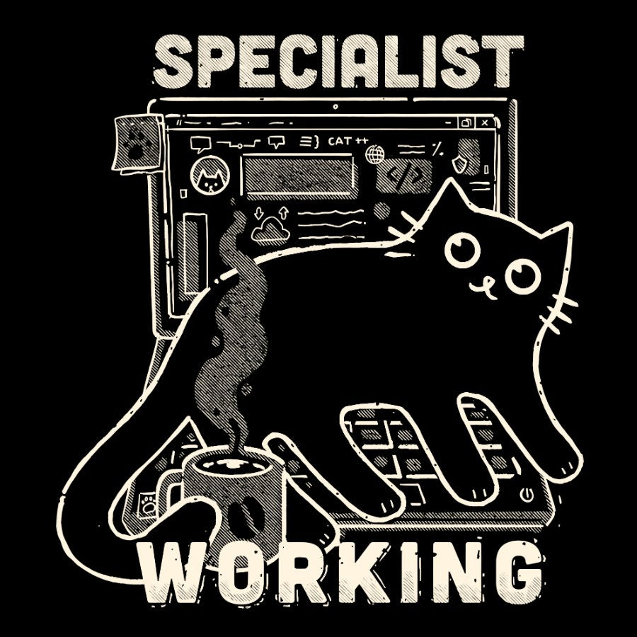 Specialist Working Geek T-Shirt