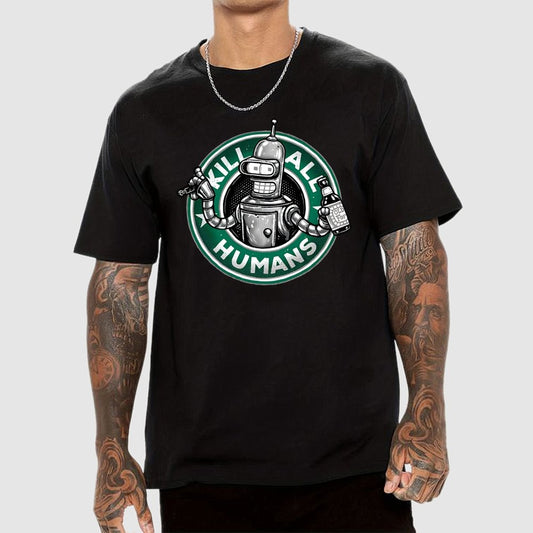 Machines VS. Humans Geek T-Shirt