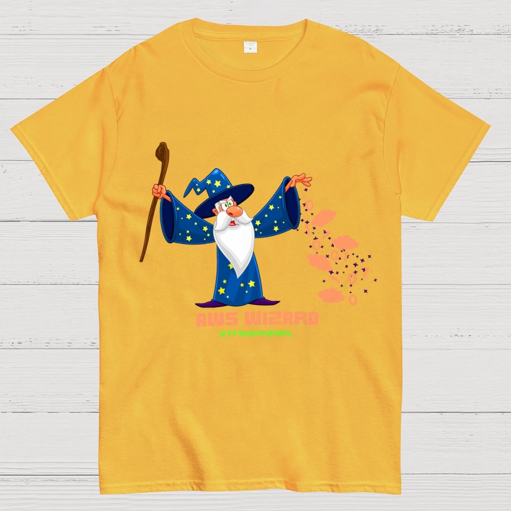AWS Wizard , Sysadmin Geek T-Shirt