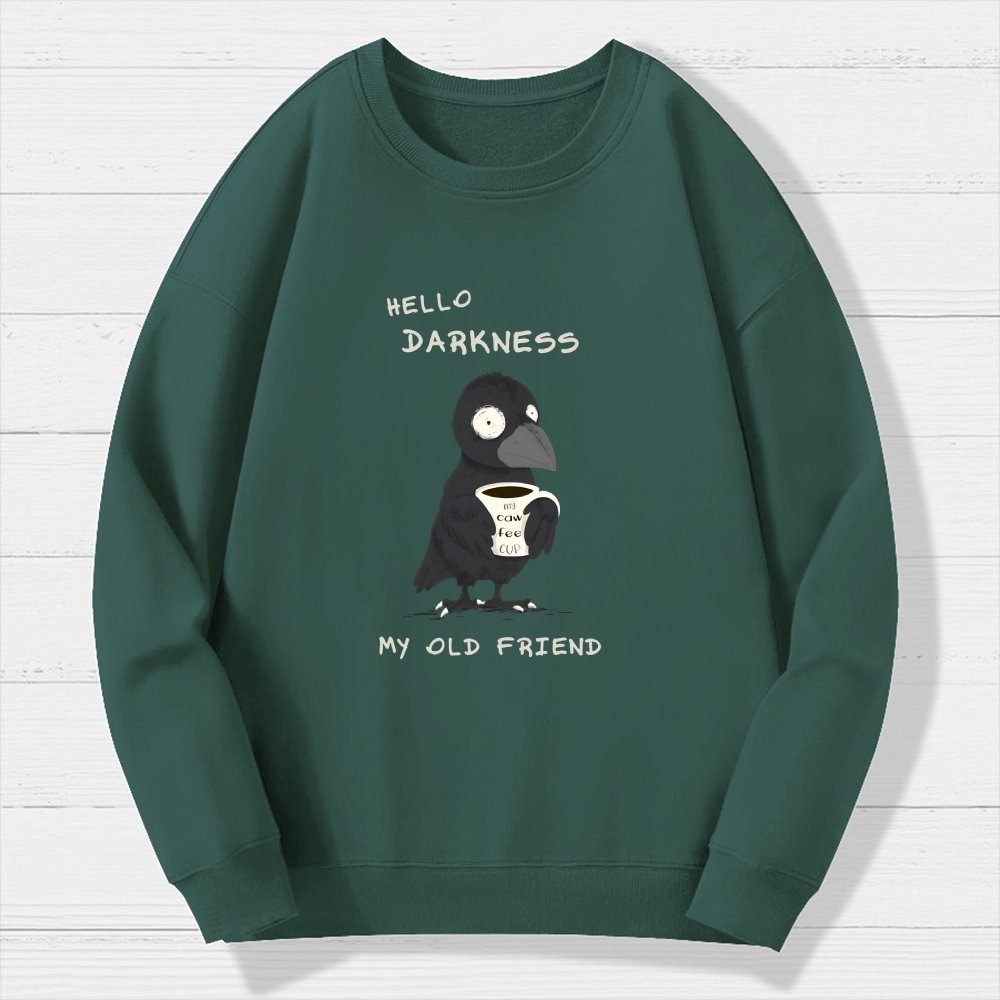 Hello Darkness Geek Cotton Sweatshirt