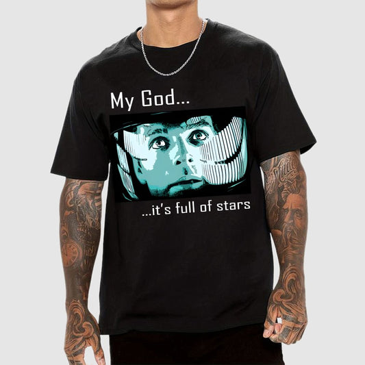 My God t's full of stars! Unisex Geek T-Shirt