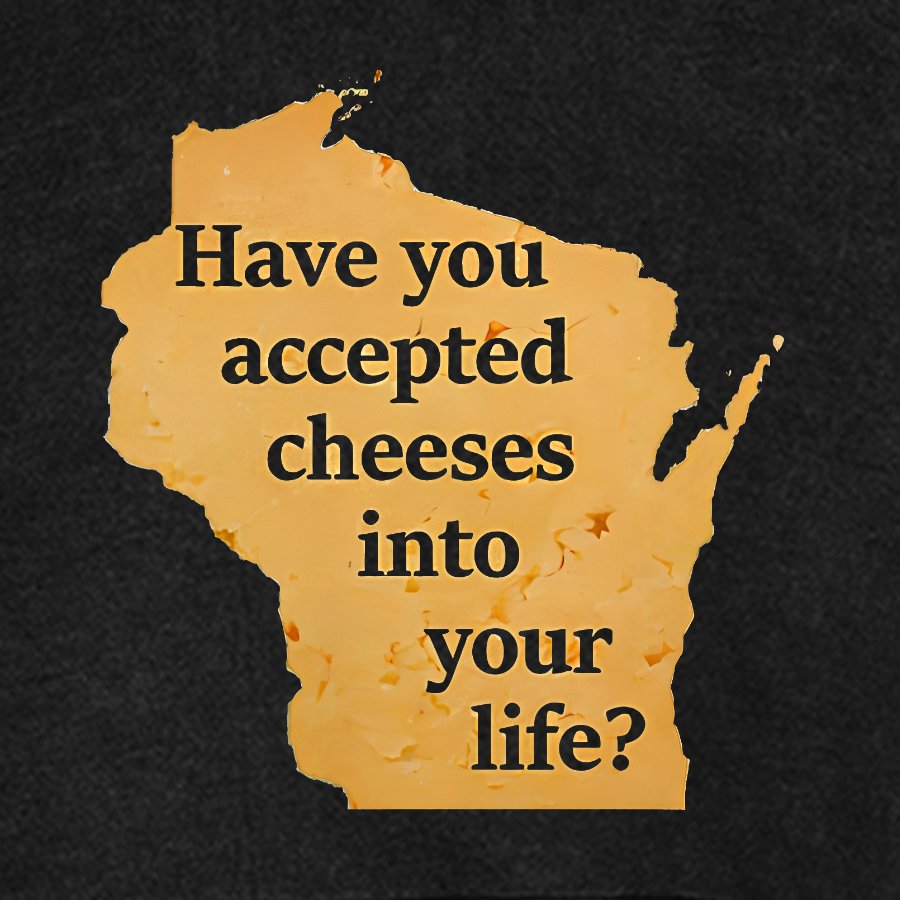Wisconsin Cheese Pun Vintage Distressed Hoodie