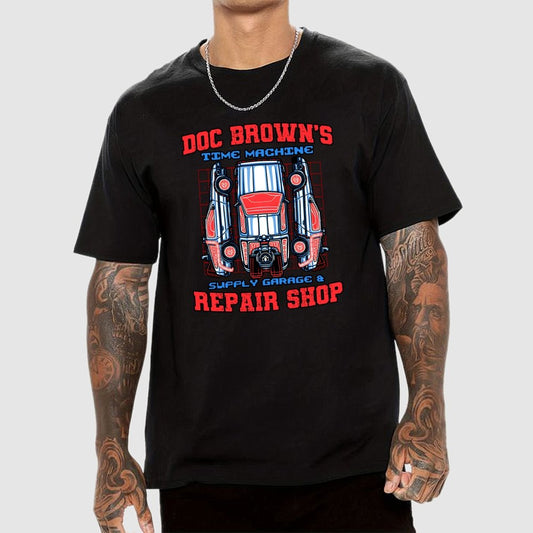 Time Machine Repair Shop Geek T-Shirt