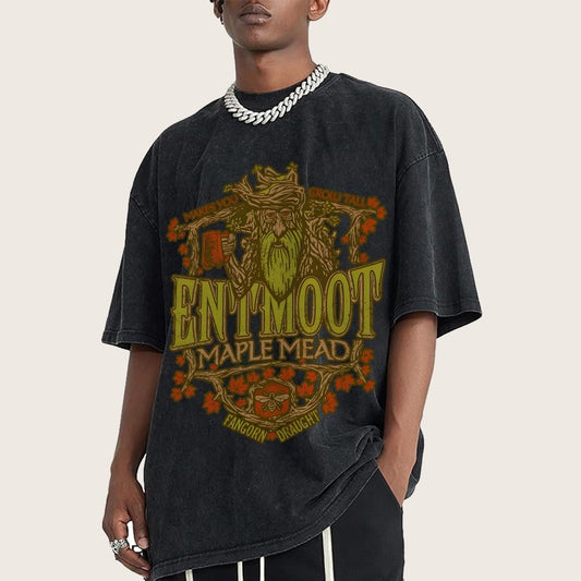 Enchanted Maple Mead Vintage Distressed T-shirt