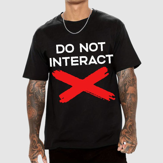 Do Not Interact Geek T-Shirt