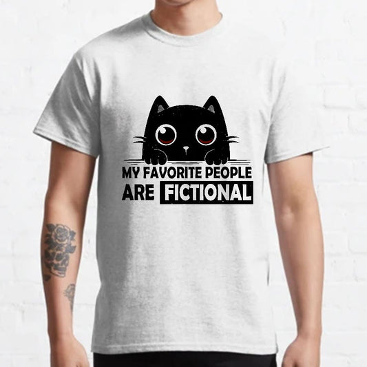 My Favorite People Are Fictional by Edesigns Geeky T-Shirt