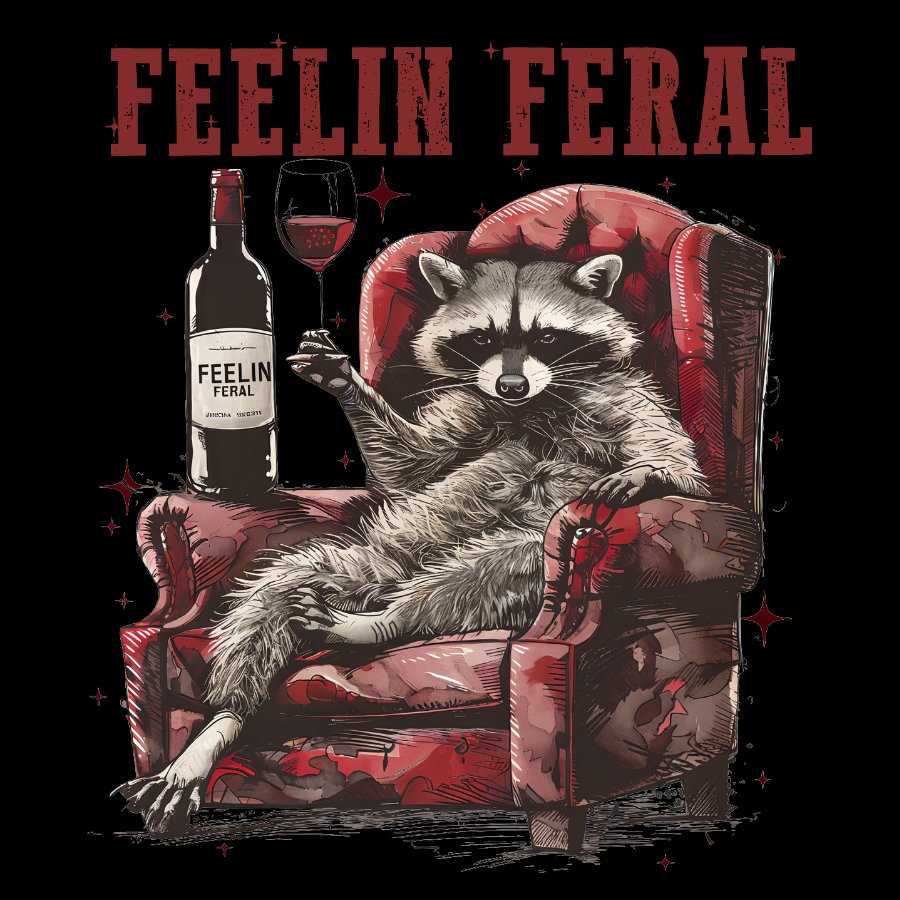 Feelin Feral Geeky T-Shirt