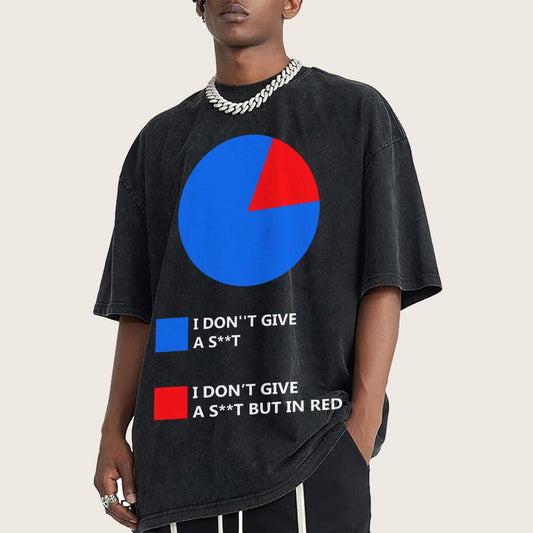 I Don't Give A S**t Vintage Distressed T-shirt