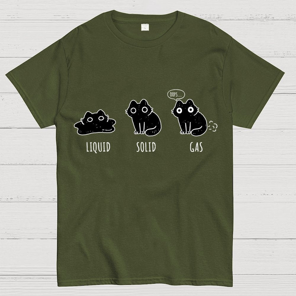 States of Cat Geek T-Shirt