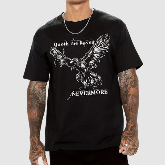Quoth the raven Nevermore Geek T-Shirt