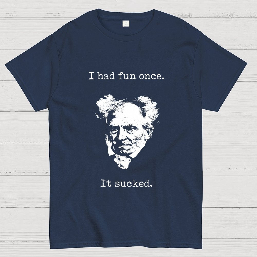 I Had Fun Once - It Sucked Geek T-Shirt