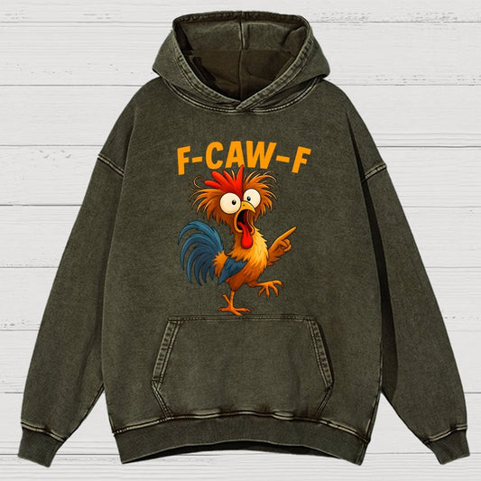 Fcawf Chicken Vintage Distressed Hoodie