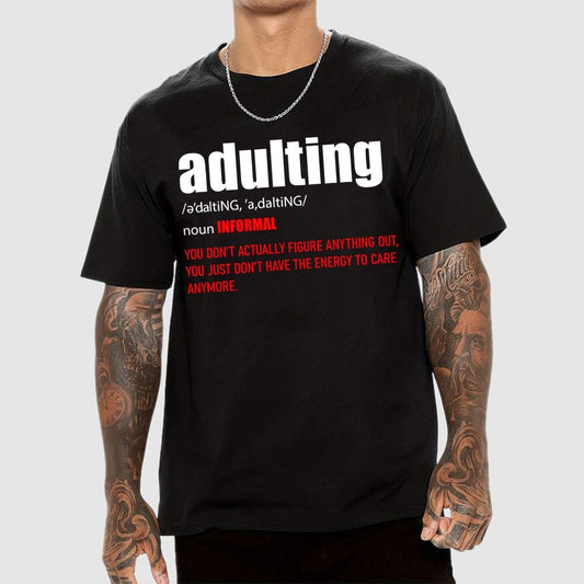 ADULTING Geek T-Shirt