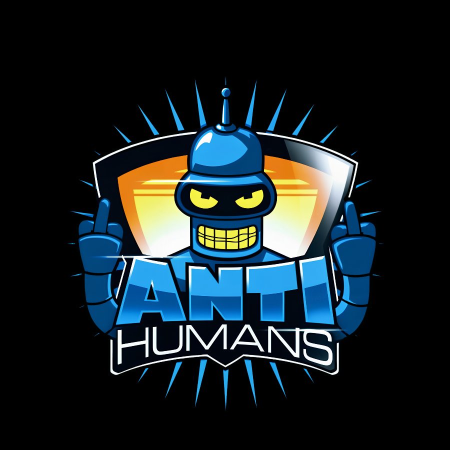Anti Humans Geek T-Shirt