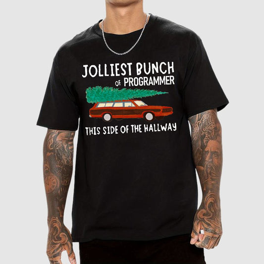Jolliest Bunch Of Programmer This Side Of The Hallway Geek T-Shirt
