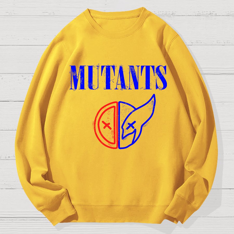 Mutants Band Geek Cotton Sweatshirt