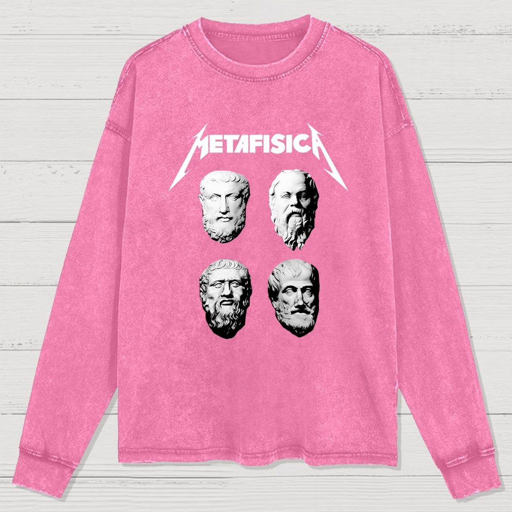 Metafisica Washed Long Sleeve Tee