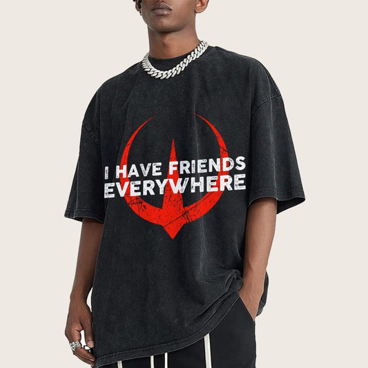 I Have Friends Everywhere Vintage Distressed T-shirt