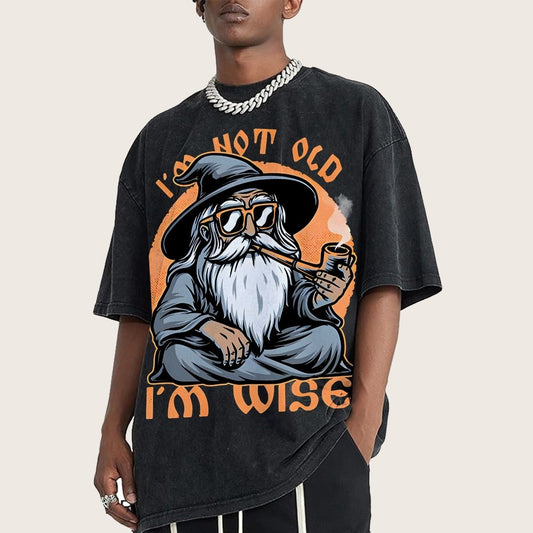 Wise Old Wizard Vintage Distressed T-shirt