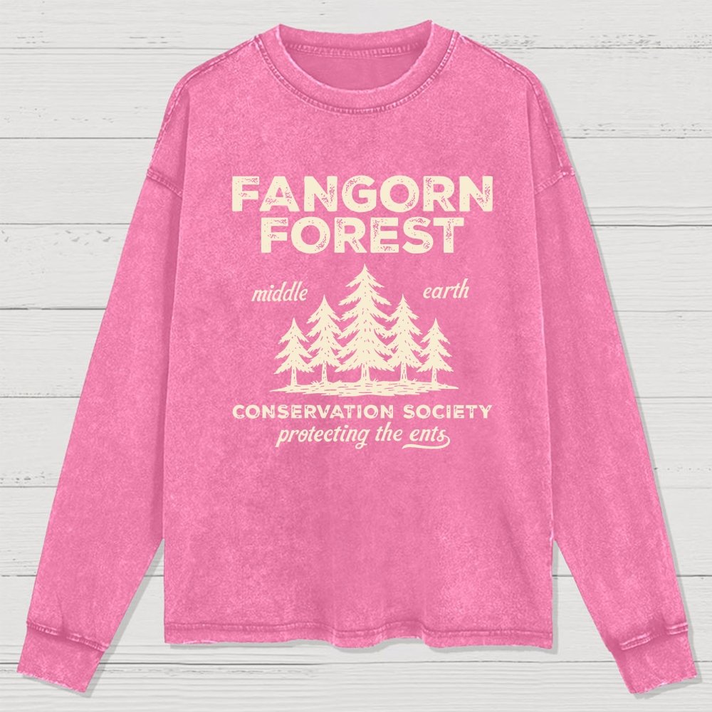 Enchanted Forest Washed Long Sleeve Tee
