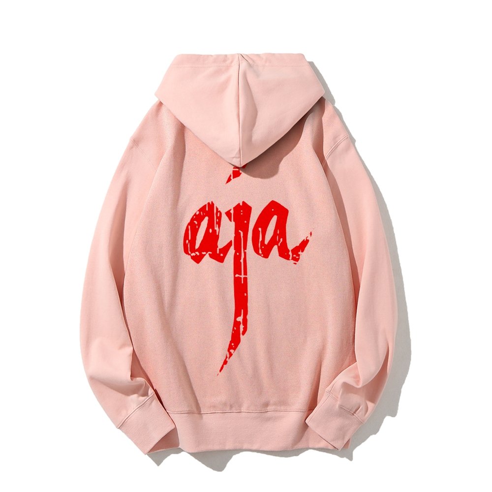 Aja Printed Back Unisex Cotton Hoodie