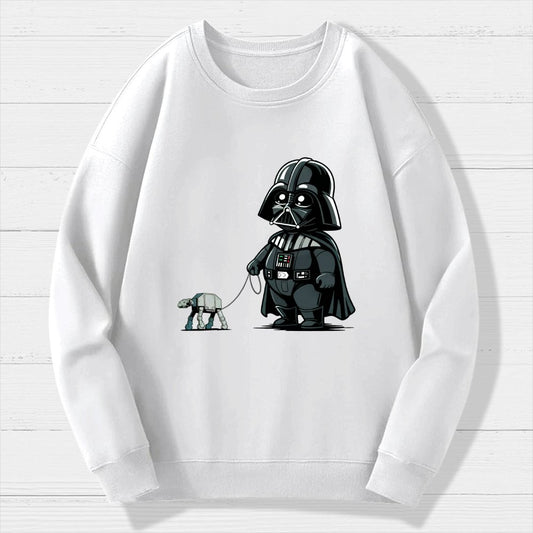 Walking The Mechanical Robot Dog Geek Cotton Sweatshirt