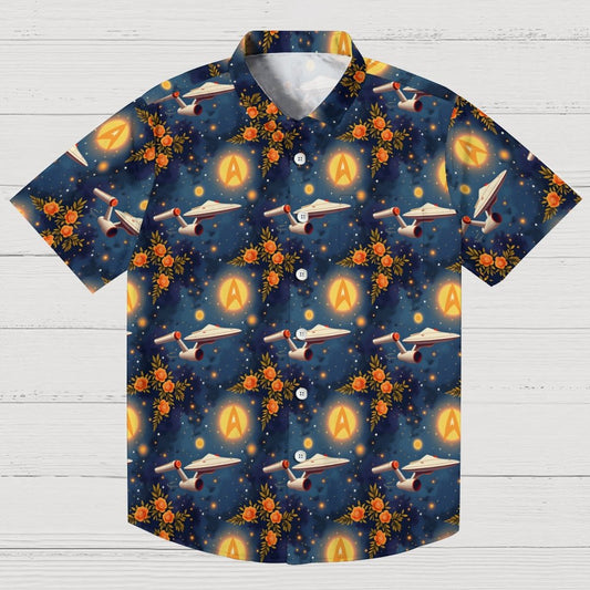 Flower Space Explorer Art Geek Hawaiian Shirt