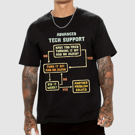 Turn It Off And On Again Geek T-Shirt
