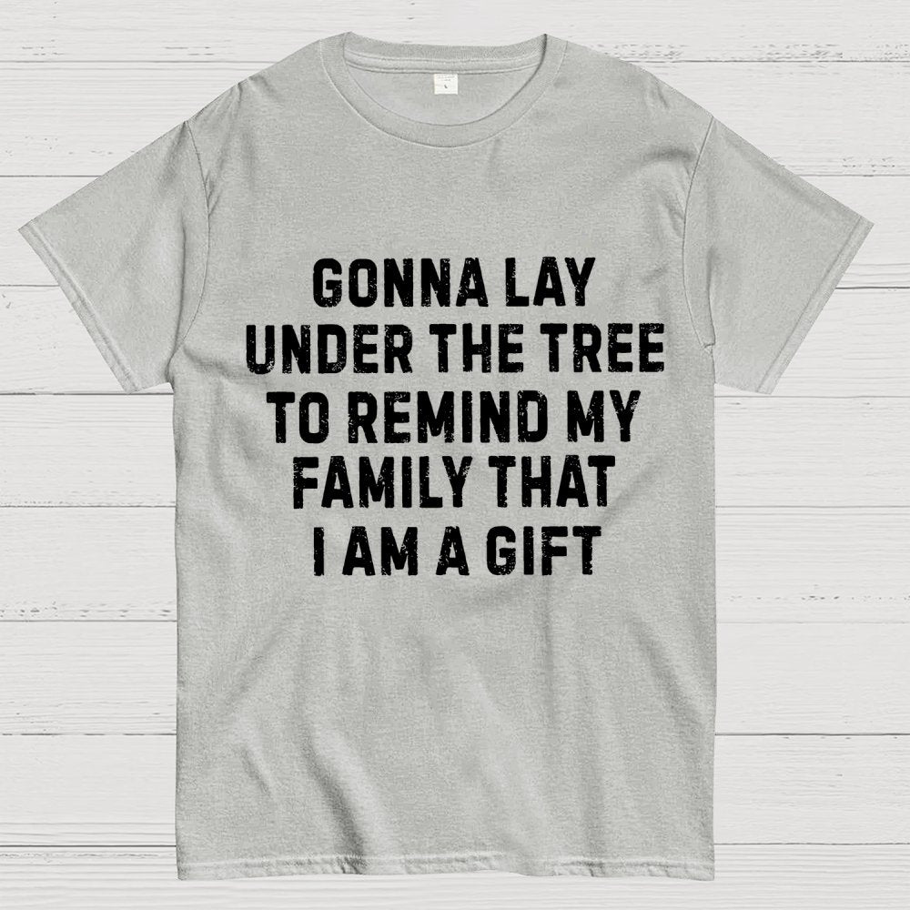 Crazy Dog Womens Funny Sarcastic Humor Christmas Geek T-Shirt