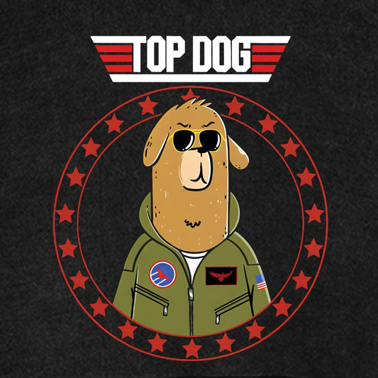 Top Dog!Vintage Distressed Hoodie