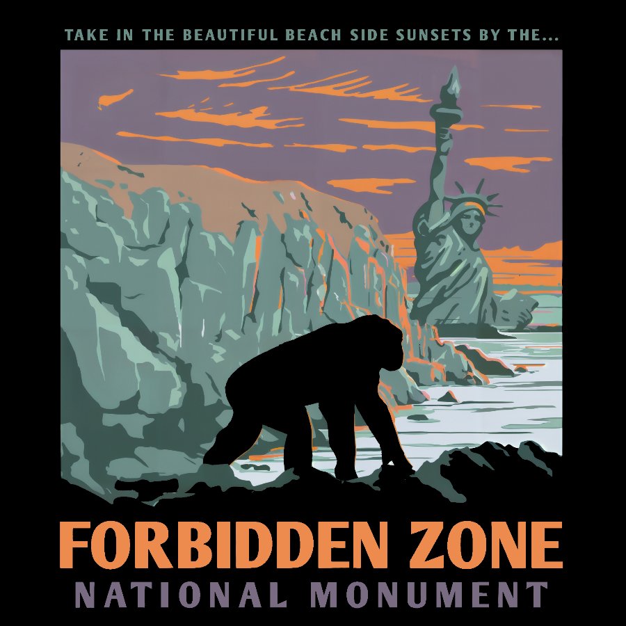 Forbidden Zone National Monument Geeky T-Shirt