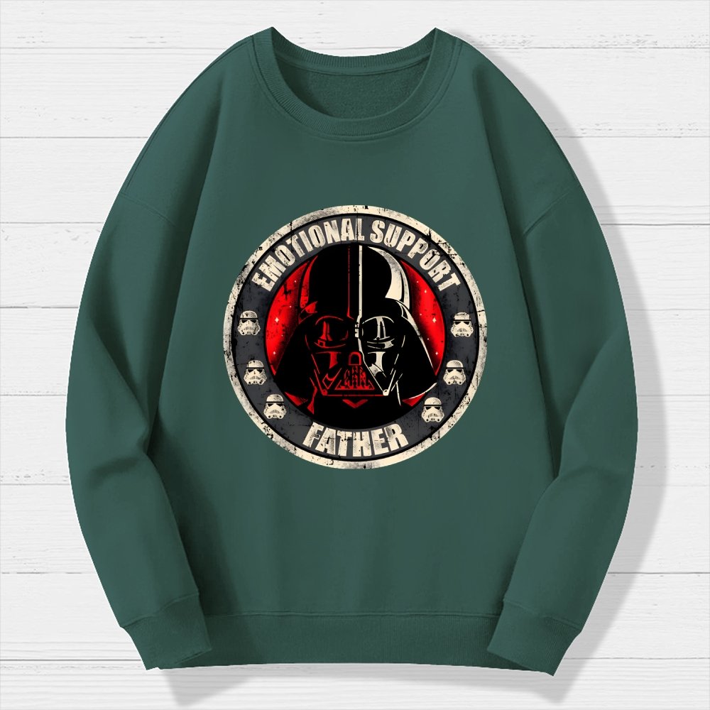 Emotional Support Father Geek Cotton Sweatshirt