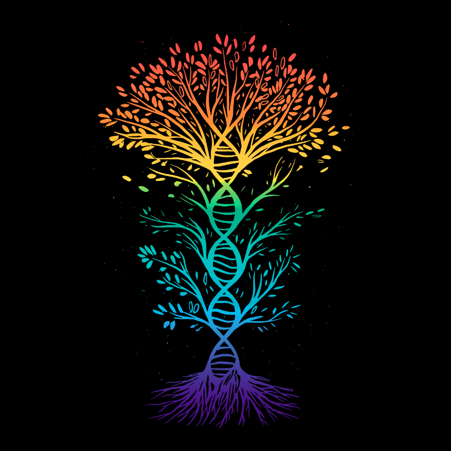 DNA Tree Of Life Science Geek T-Shirt